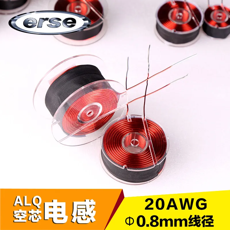 US ERSE Oxygen-Free Copper Air Core Inductor ALQ 0.3mH~3.0mH 0.8mm Line Diameter for Filter Frequency Special Use