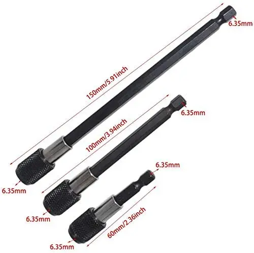 18pcs Universal Chrome-vanadium Steel Power Tool Parts, Flexible 105 Degree Right Angle Drill Bit Extension Socket Adapter Set