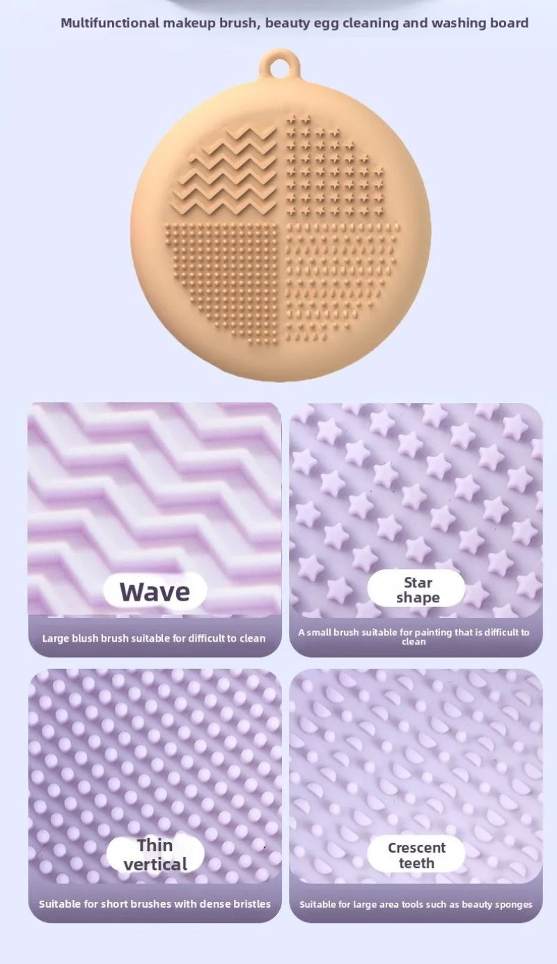 1 stks make-up spons houder milieuvriendelijke siliconen multi-gat schoonheid ei opbergdoos reizen draagbare cosmetische bladerdeeg houder doos