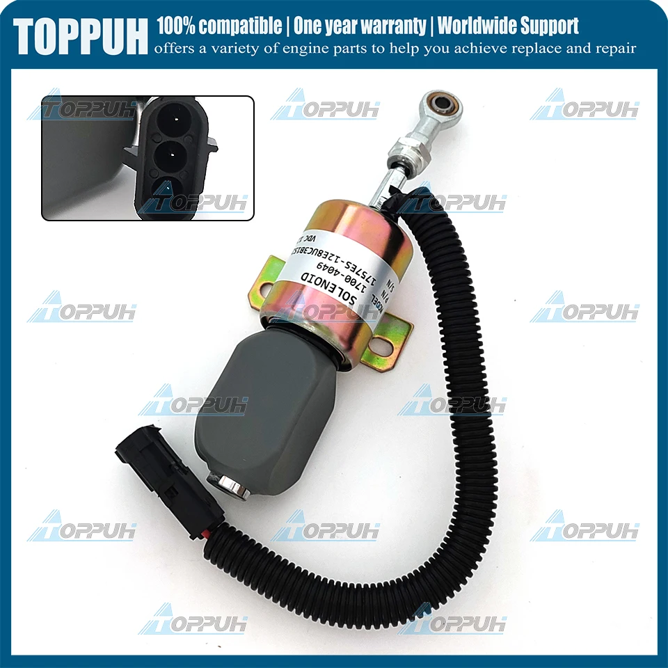 

1757ES-12E8UC3B1S2 Solenoid Valve 12V For Woodward Perkins 1700-4049 1757ES-12E8UC3B1S2