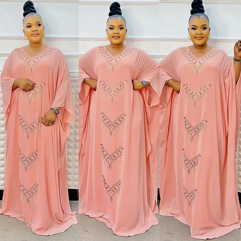 

Elegant African Dresses for Women Muslim Fashion Boubou Abayas Robe Dashiki Ankara Lace Outfits Evening Gown Kaftan Maxi Dress