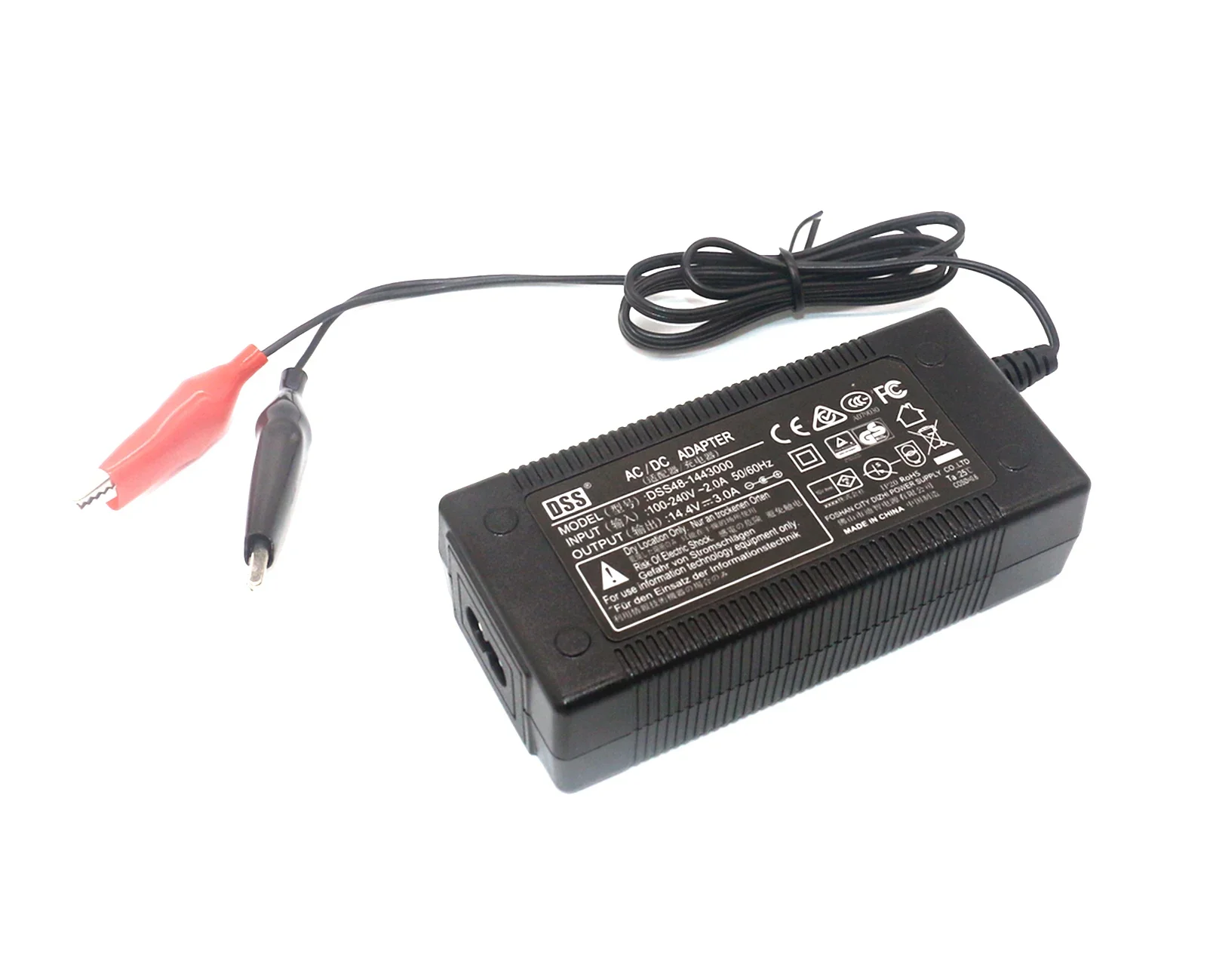 Intellignet Smart Charger 14.4V or 27. 6V for 12V or 24V Lead-Acid SLA Battery CE FCC CB SAA SGS PSE RoHs Certificated