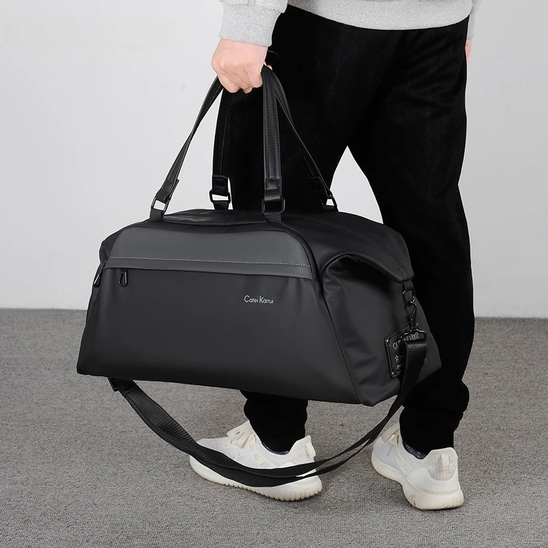Casual Handbags Men Totes Large Capacity Top-Handle Bags Men Business Travel Duffels Waterproof Oxford Crossbody Bag Laptop Bags