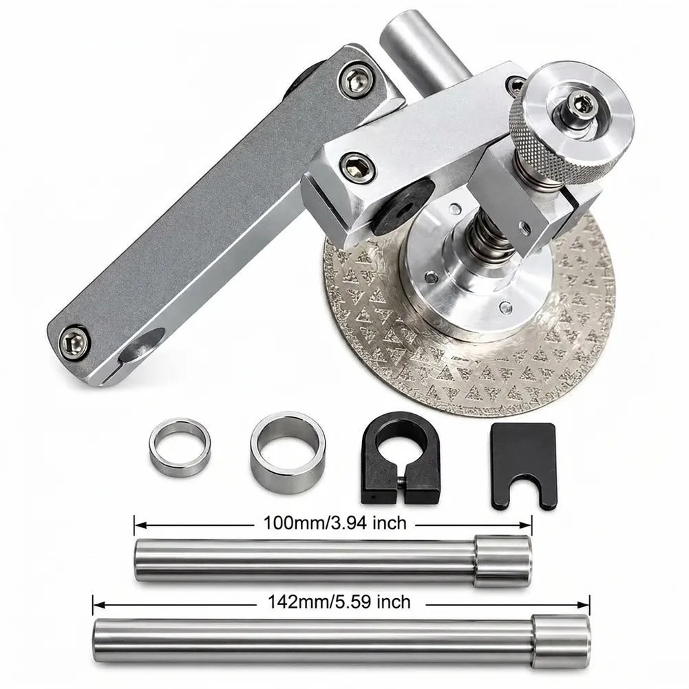 Präzisionswerkzeug zur Einstellung der Bremsbeläge, Gabelbremswerkzeug, silberfarbenes und schwarzes Werkzeug zur Ausrichtung der Bremsbeläge, Konstruktion aus Aluminiumlegierung – Detail 12