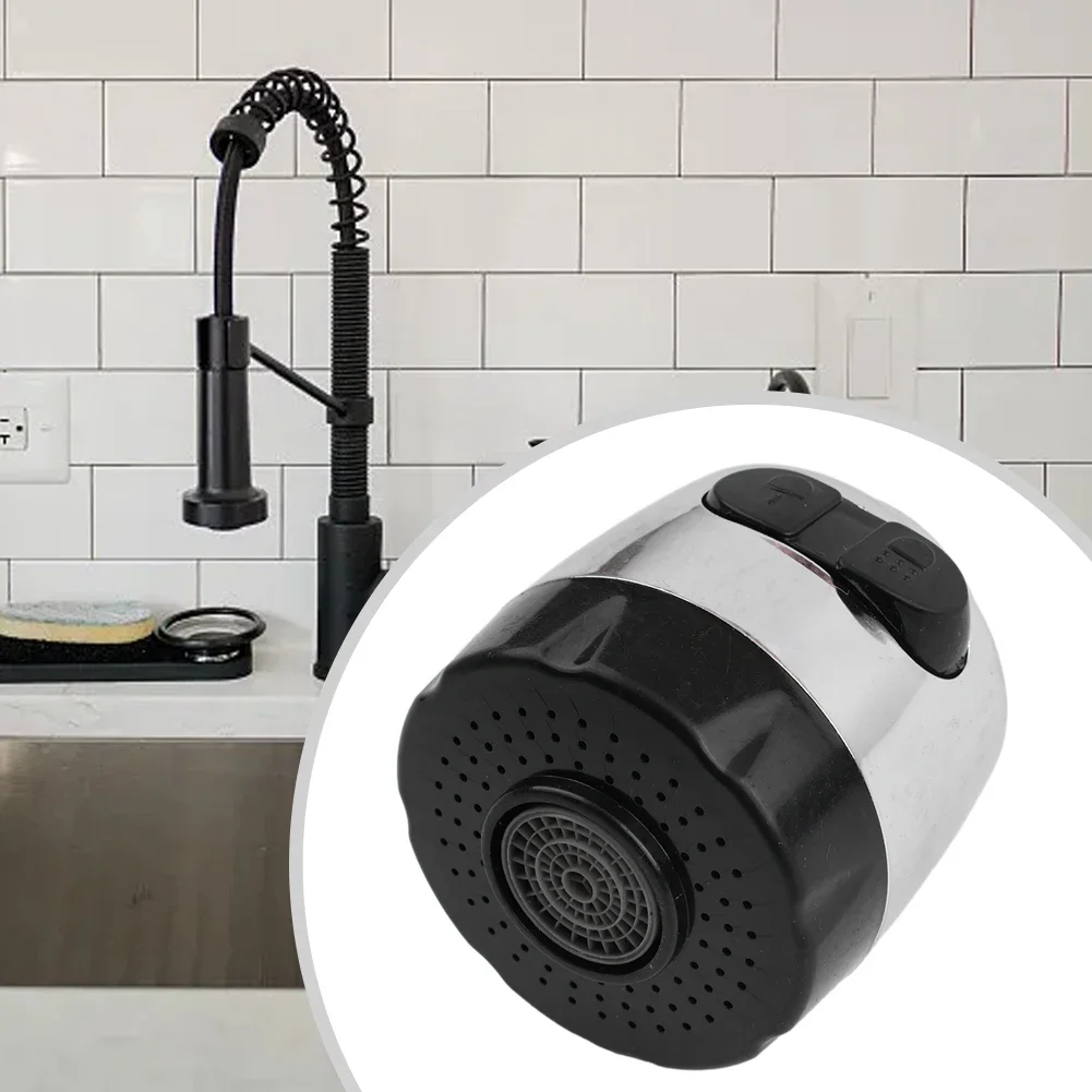 주방 수도꼭지, 흐르는 물 스프레이 기능, 스테인리스 스틸 버블러, 360 ° 회전, 물 튀김 방지