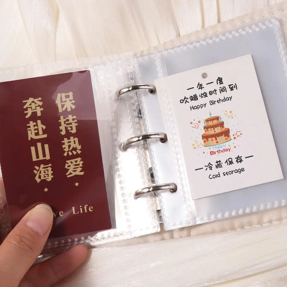 

Embroidered Photocard Holder Cloth 3in ID Photo Idol Card Display Protector Korean Style Idol Photo Card Card Protective Case