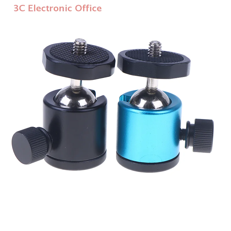 360°Swivel Mini Ball Head With 1/4 Inch Screw Tripod Mount For Smartphone LED Light Microphone Action Camera