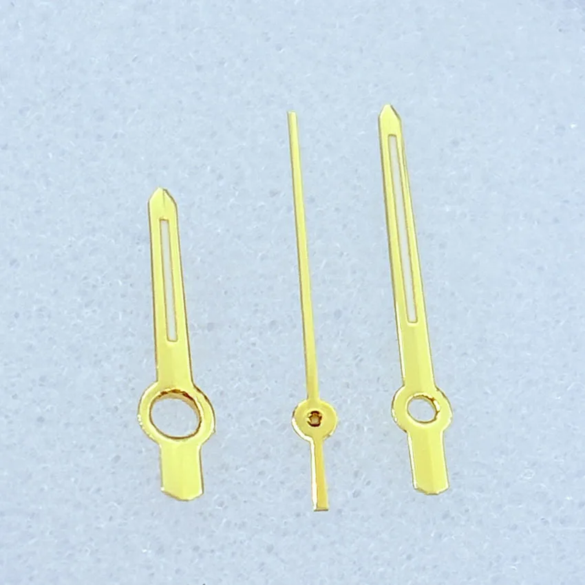 Watch Parts: 2836, 2834, 2824 Movement Hands (Hour, Minute, and Second Hands), Gold and Silver Components Hands