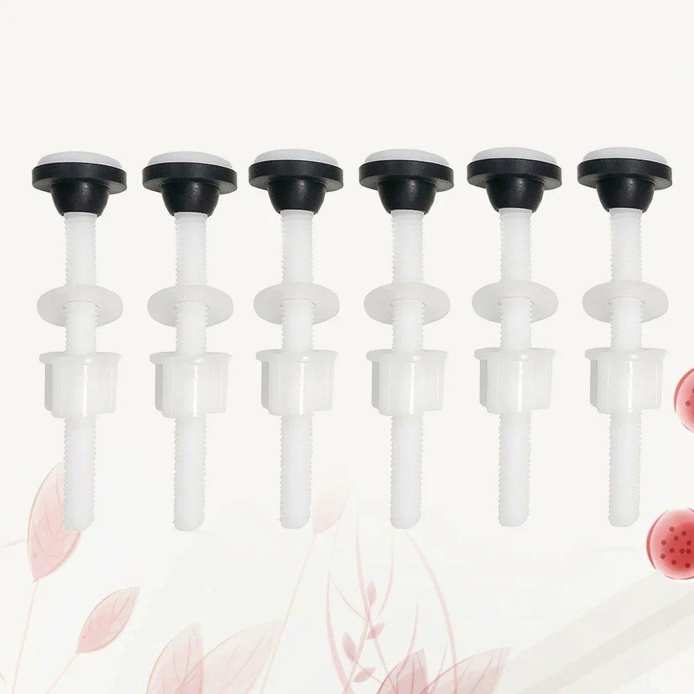 

3Pairs Durable Pom Bolts with Washers for Toilet Tank Seat Easy to Install and Use Lightweight M10 Bolts with Washers