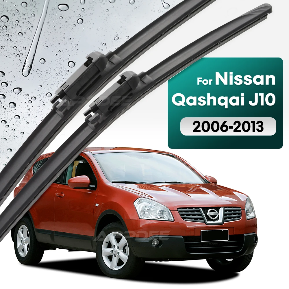 

Комплект силиконовых и резиновых передних щеток стеклоочистителя для Nissan Qashqai + 2 Dualis J10 2006-2013 лобовое стекло 24 "+ 16"