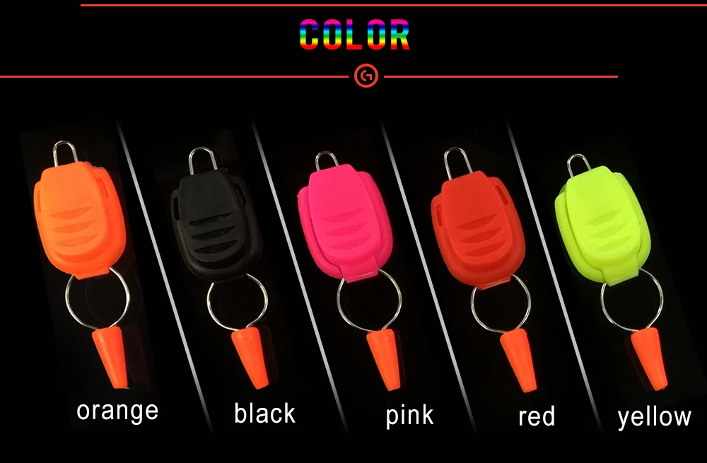 5/10/15 Stück aktualisierte Angelschnur-Stopper-Clips mit Silikonstopfen für Baitcasting-Rollen, Spulen, Schnurhalter, Geräte und Angelzubehör – Detail 2