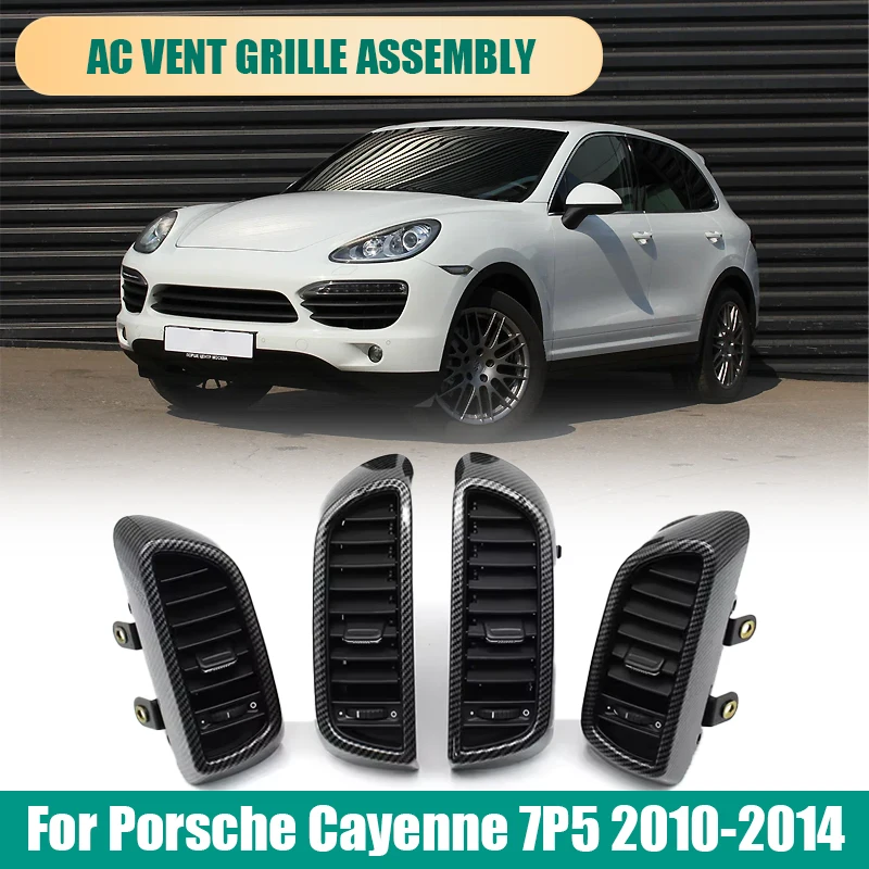 

Front Dash Central Left Right Air Conditioner AC Vent Grille Outlet Assembly For Porsche Cayenne 7P5 2010 2011 2012 2013 2014