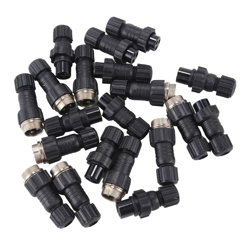 

LJL-10Sets GX16 M16 QL16 Plastics 16MM Aviation Plug Male Female Docking Panel Mounted Connector