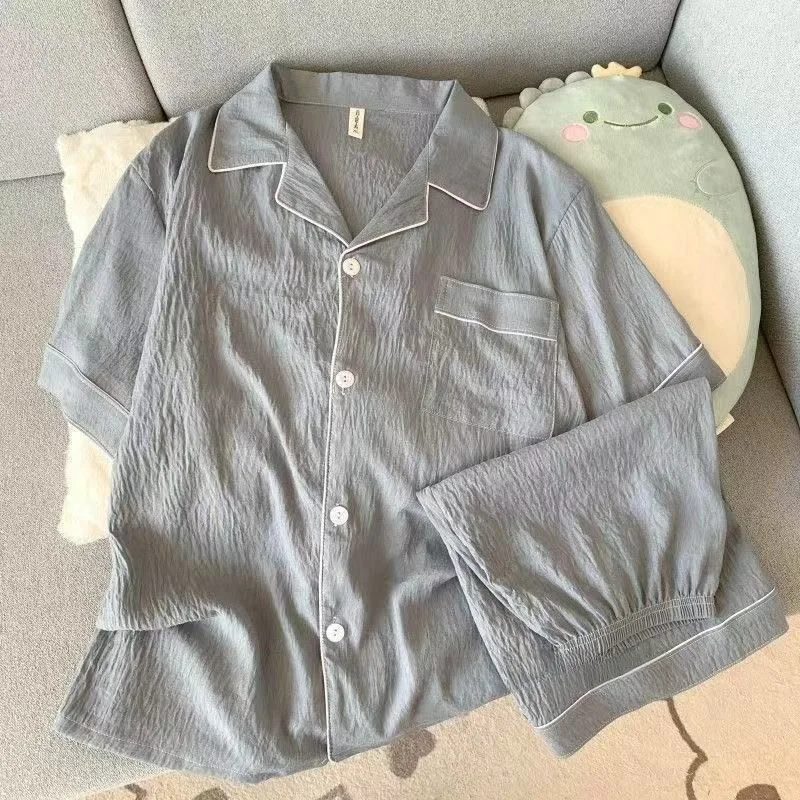 Set di vestiti estivi da uomo in cotone Cloud Or Sve Thin Home per adolescenti, adatto per uso esterno e domestico