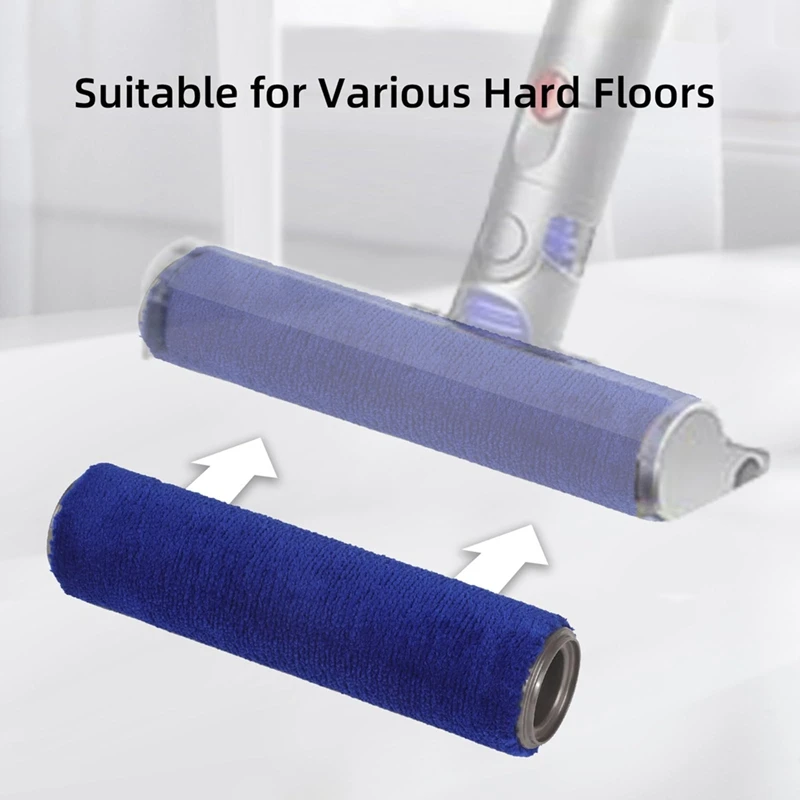 قطع غيار المكنسة الكهربائية A44F-V12 أجزاء فرشاة دوارة مخملية ناعمة