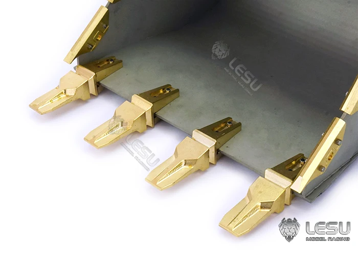 LESU 1/14 Metall-Eimer Schnellwechsel-Bagger-Spezialaufsatz-Modell – Detail 10