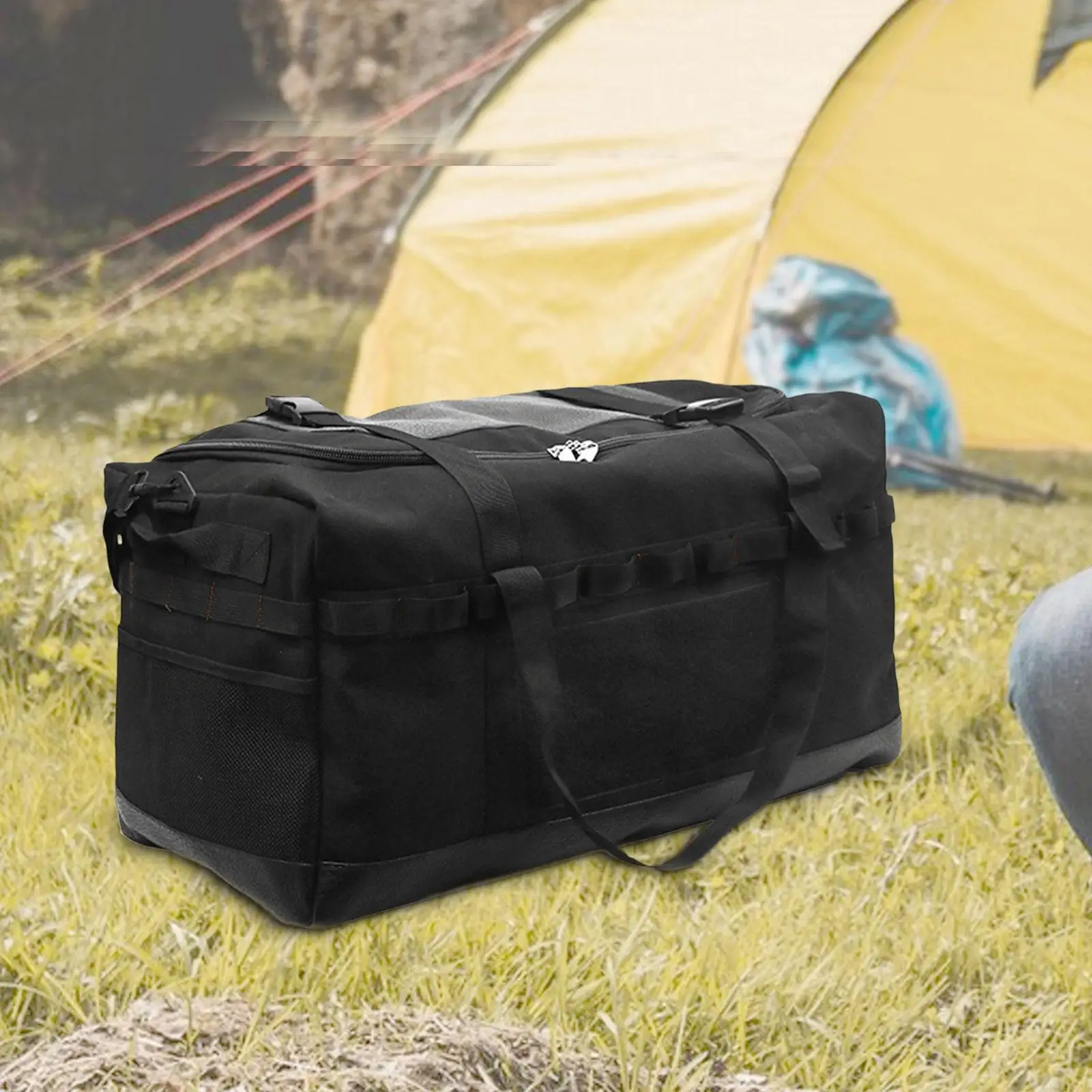 80 Liters Travel Camping Duffel Bag for Hiking Cookware 65x35x35cm Versatile