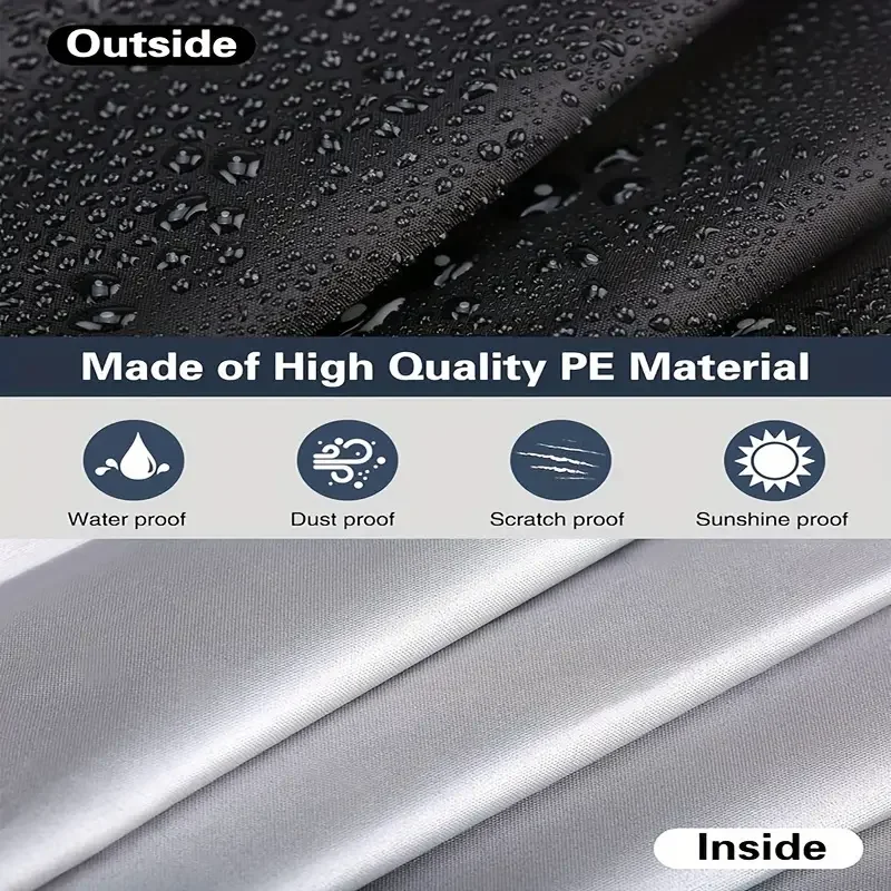 1pcs Waterproof Mobility Scooter Storage Cover 210D - Tear Resistant Wheelchair Protector -  UV, Snow, Dust