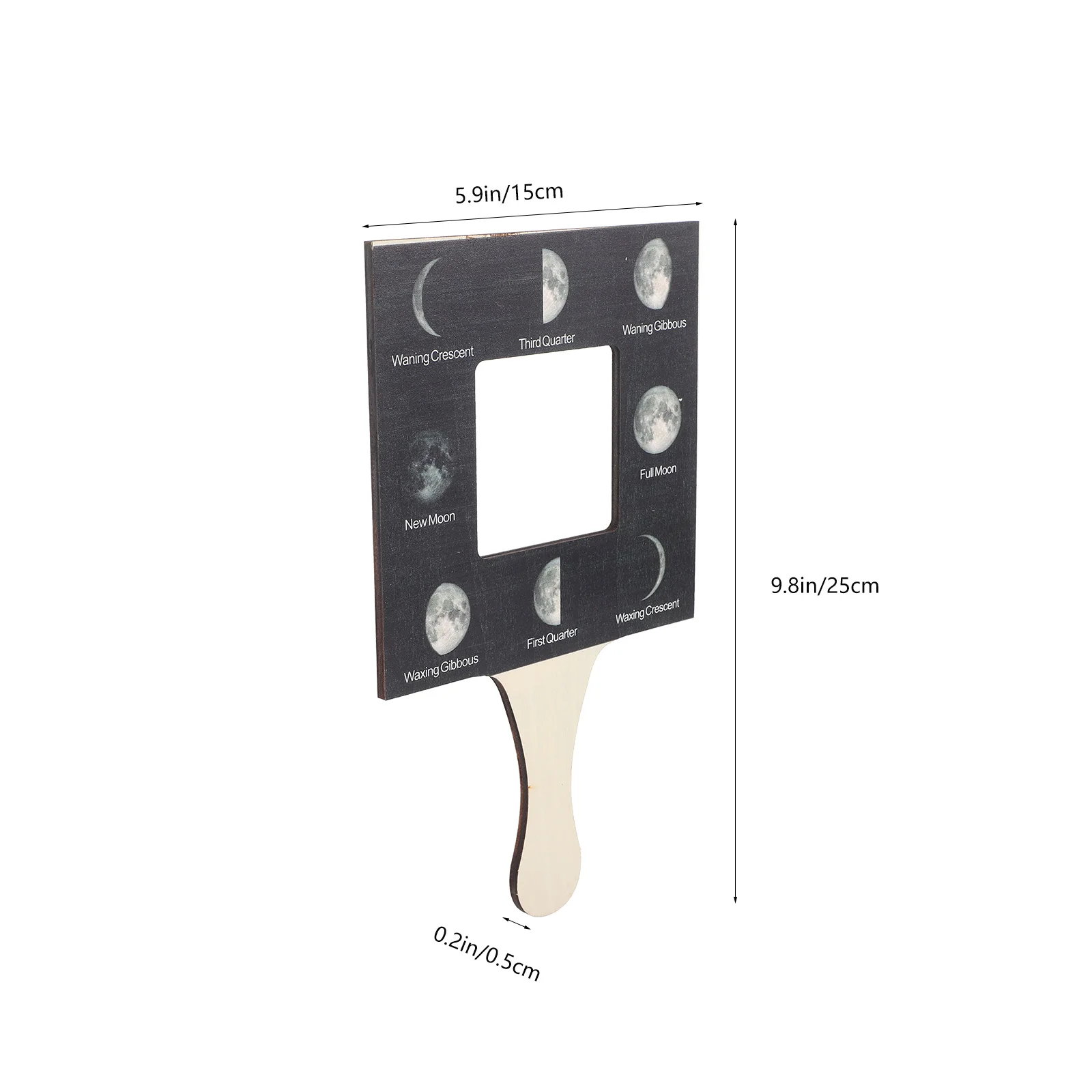 أداة اكتشاف دليل الطبيعة الخشبية للأطفال، أداة استكشاف متينة ومستقرة مع مخطط مرجعي للتعلم الممتع