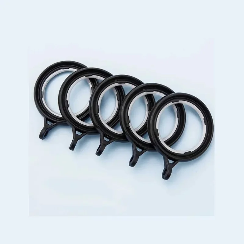 Curtain Rings Silent Hooks Roman Rods Shower Curtain Rings Buckles Window Treatment Accessories
