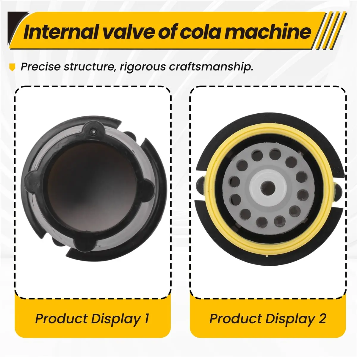 ABQX LEV 3.0 Soda Valve Nozzle 28545 Diffuser 28368 Internal Mixer Part,for Machine Inner Outer Valves Replacement 2set