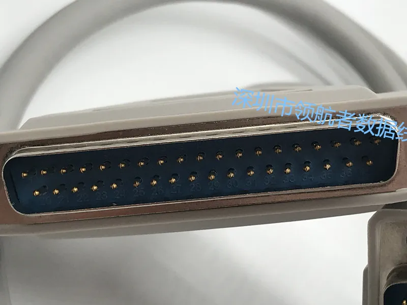 DB37 Lõi Cáp Đực-Nam Đường Dây Liên Lạc DB37 Cho Kim Dữ Liệu Cáp Bọc Lưới 1.5 Mét Tất Cả đồng