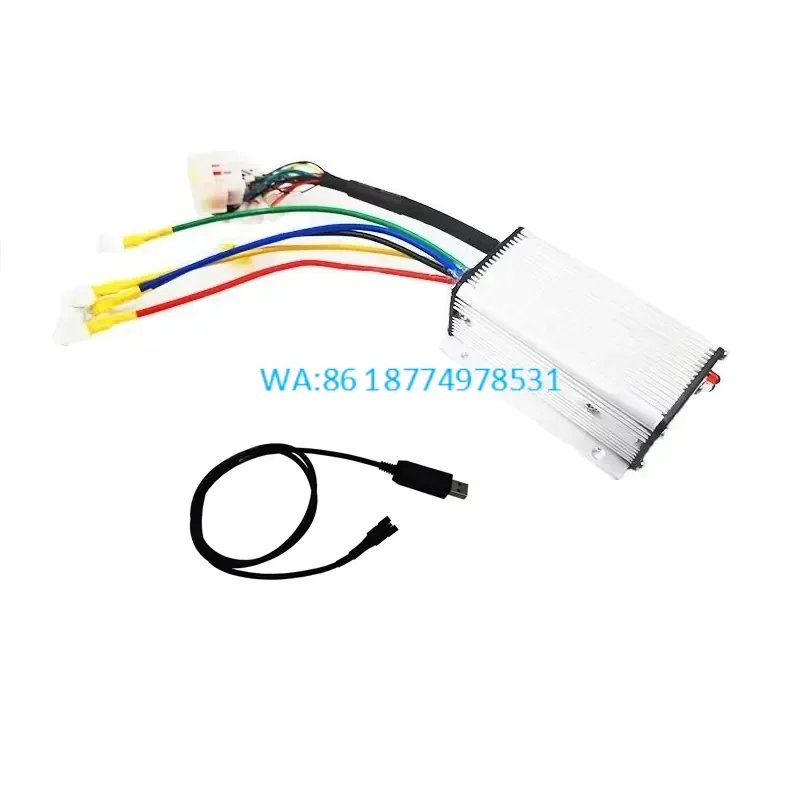 Wmwmnu KLS7212S 24V-72V 120A Sinusoidal Brushless Controller for 1000W-1200W Hub Motor