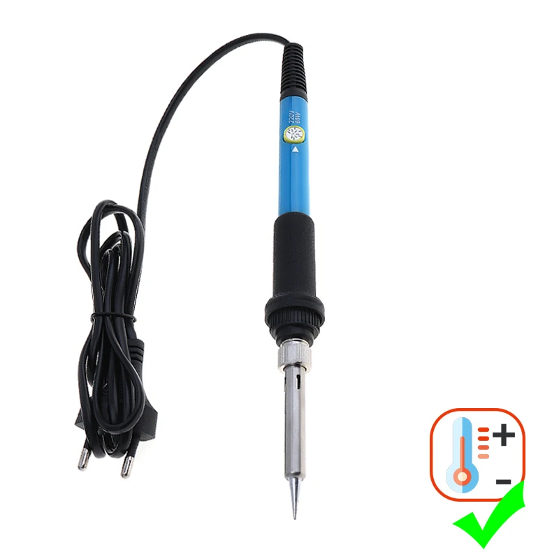 3-Piece T-Soldering Iron Tip Set – 30W/40W/60W Flat Blade Tips With Hot Press Stripe For LCD Screen & Cable Repair