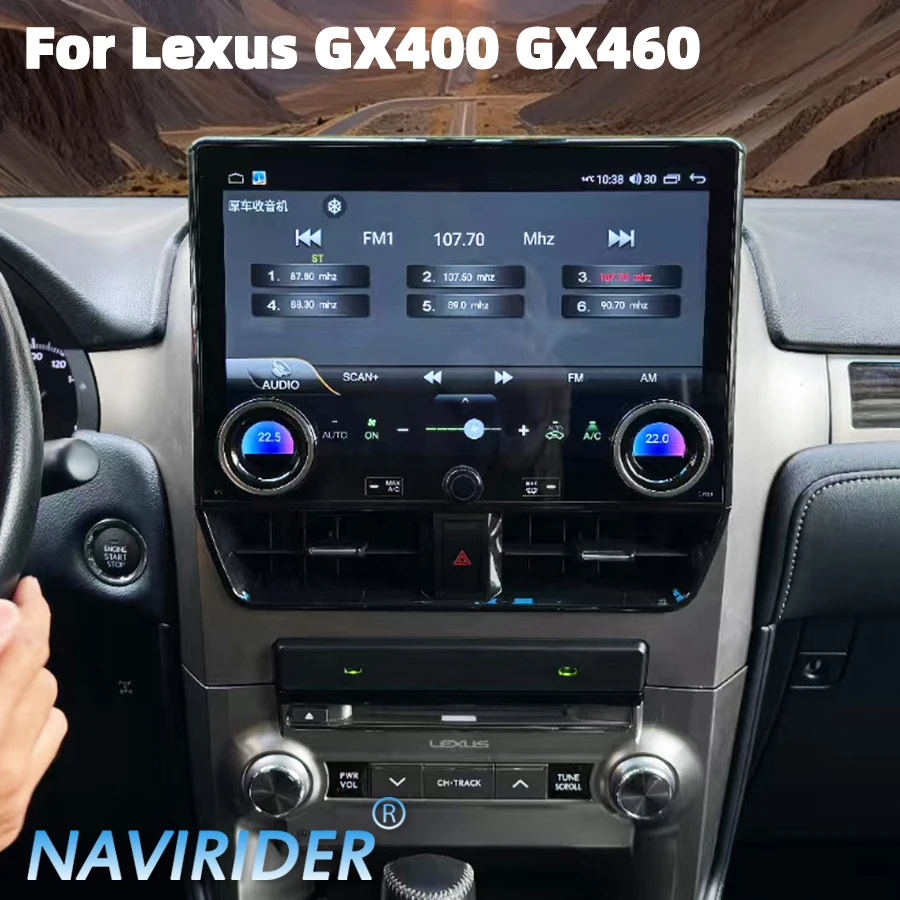 

12.5inch Stereo CAR Radio For Lexus GX400 GX460 2010-2022 Auto Stereo GPS Navigation Multimedia Video Player Carplay Head Unit