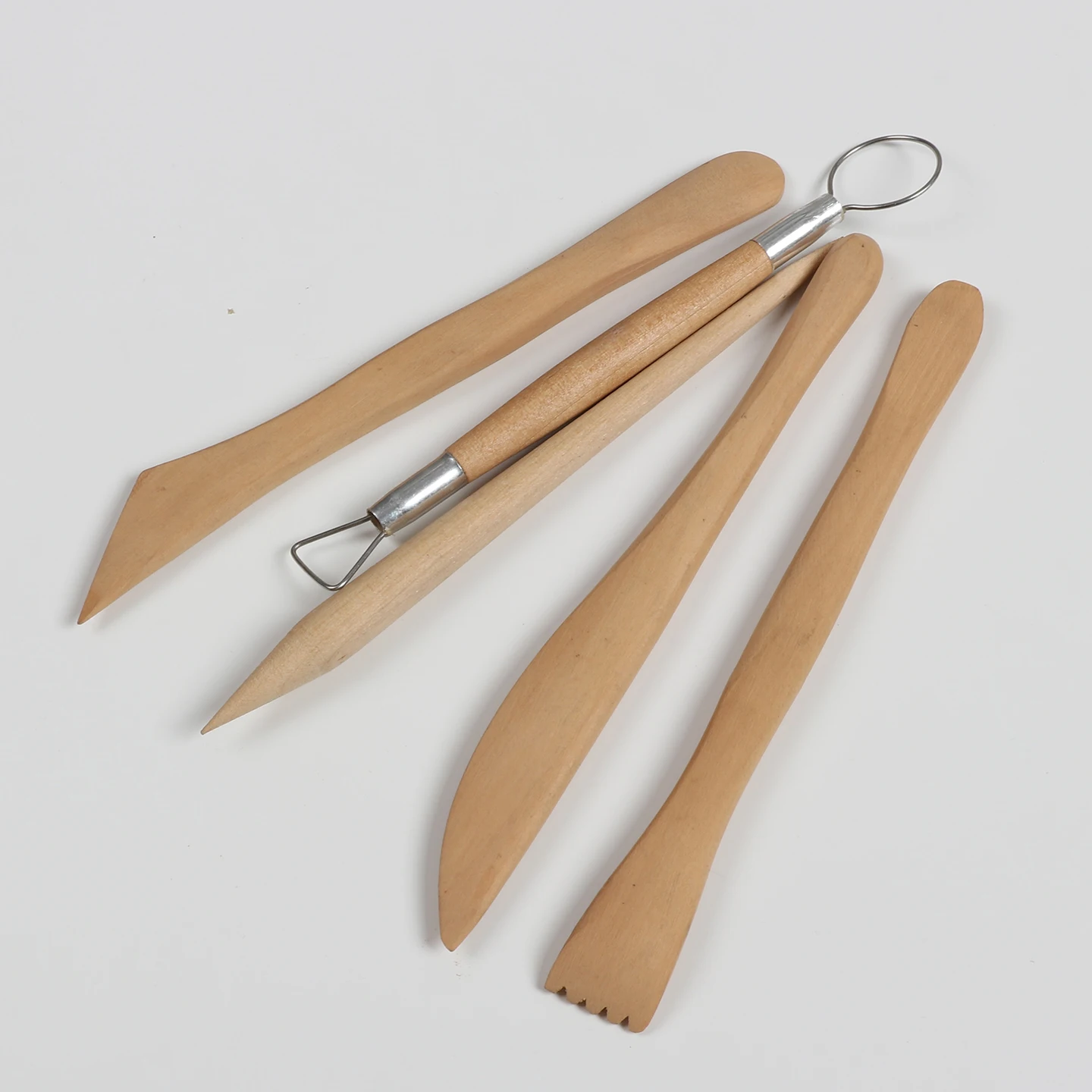 8 Piece Set Pottery Tool Trimming Carving Knives Seven Needles Detail Needles for Detail Texture Processing Suitable for Handmad view 3