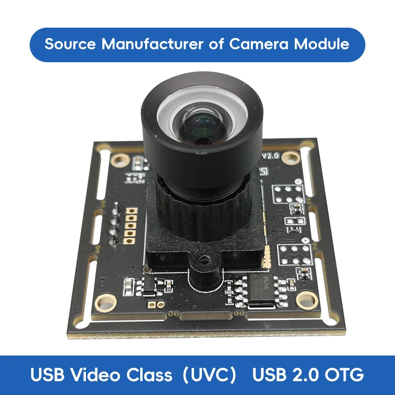IMX335 5MP USB 2.0 Camera 130 Degree Micro Distortion UVC Plug and Play OTG for Face ID QR Scan Door Access Control