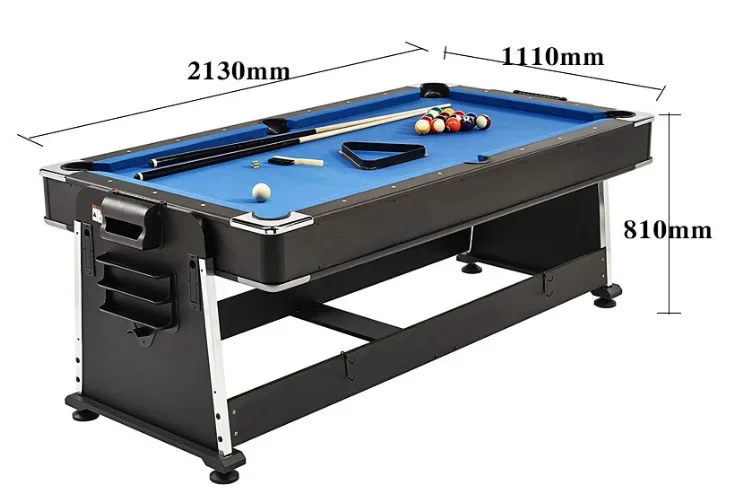 Hot Sale Factory Price Rotatable 4 In 1 Game Table Multi Function Pool Billiard Table Air Hockey Table With Dinning