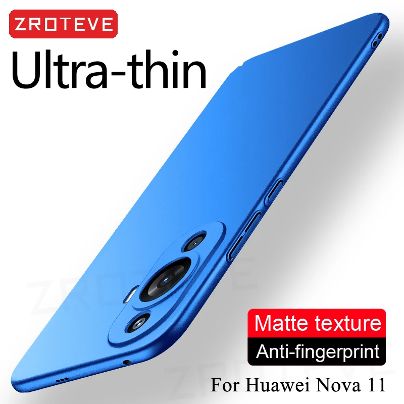 Nova10 Case ZROTEVE Ultra Slim Hard PC Frosted Cover For Huawei Nova 11i 11 10 Pro 9 Y70 Y71 Y72 Y90 Y91 Nova9 Nova11 SE Cases