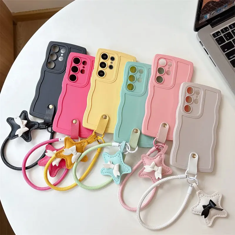 Чехол для телефона Bow Star Rope Waves для Samsung Galaxy M05 M04 M21 M11 M01 M02 M12 M22 M32 4G M13 M23 M14 5G M10 M20 F05 Soft Cover