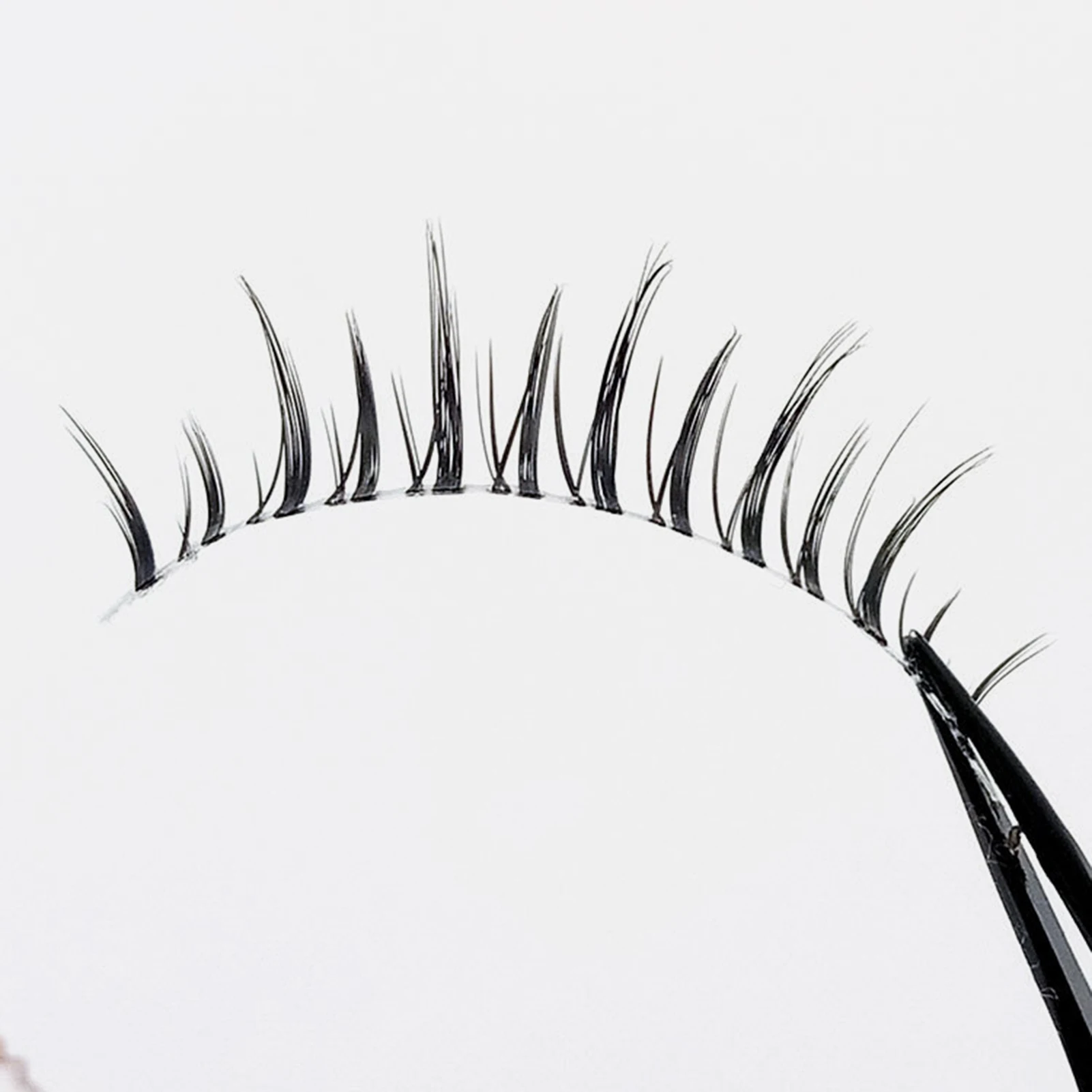 5 paires de faux cils de Type A, cils améliorés en forme de V, tige transparente de 0.14mm, cils naturels doux en vison