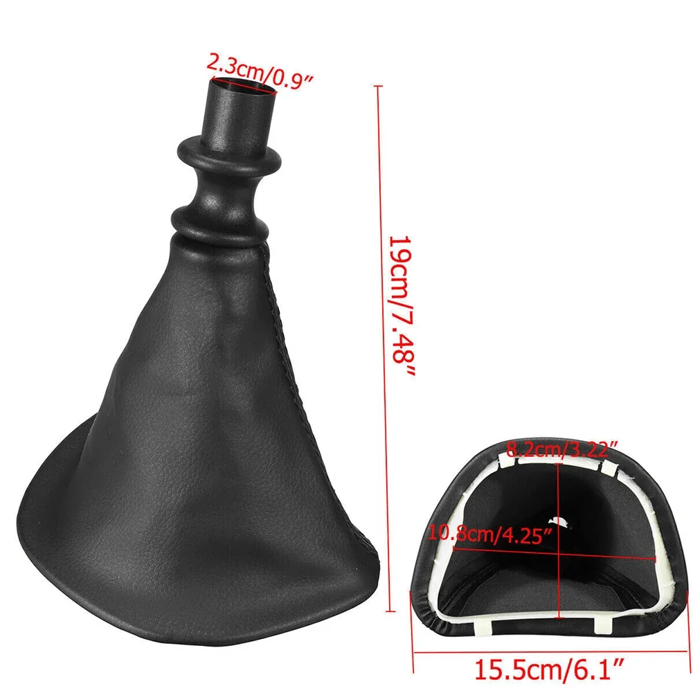 Car 6 Speed Shift Knob Gaiter Boot Cover For Mercedes W639 VITO 2003-2010 Gear Shift Knob Shifter Lever Gaiter Boot Cover