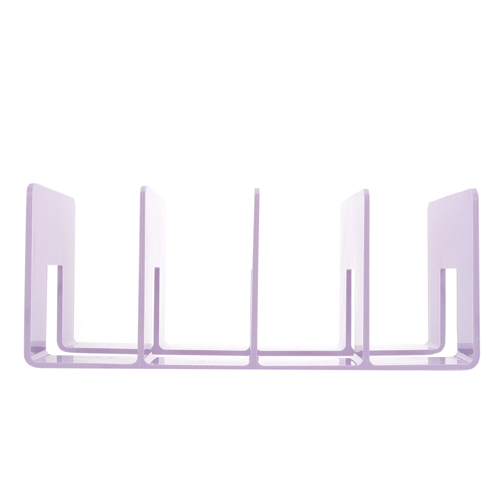 

1Pcs Acrylic Bookend Practical Book Organizer Heavy Duty Book Holder for Desktop Bookshelf Home Office Study Room