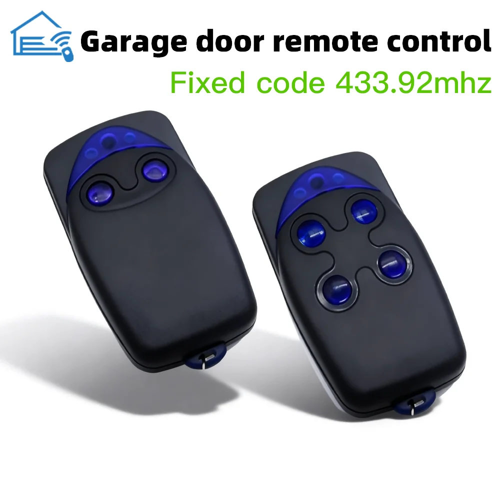 Nice Flor FLO2R-S FLO4R-S Flor-s ガレージゲートドアリモコン 433.92MHz ローリングコードハンドヘルド送信機