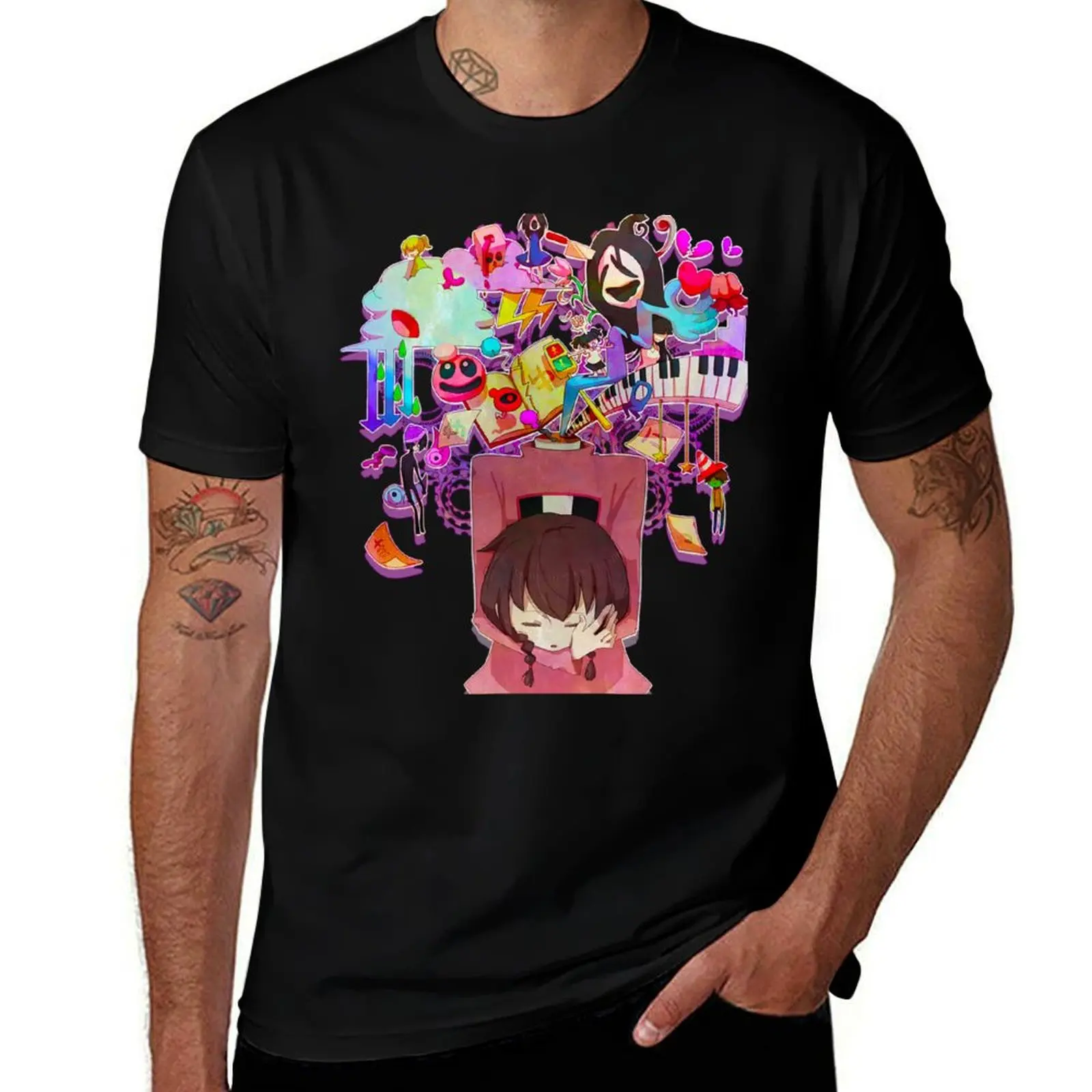 

Madotsuki (Yume Nikki) T-Shirt Casual Trendy Short Sleeve T-Shirt