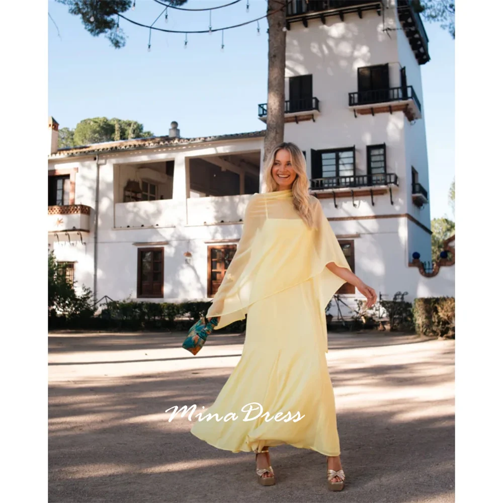 

Mina Customized Noodle Band Elegant Evening Dresses for Woman Luxury Prom Dress Sleeveless Shawl Two Pieces Ballgown Ball Gowns