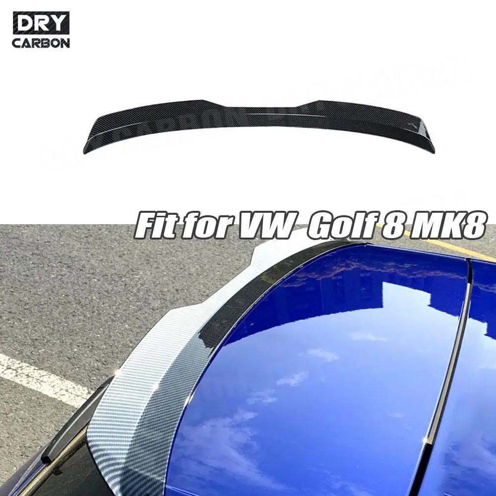 

Gloss Black Rear Roof Spoiler Lip Wings Accessories For VW Volkswagen Golf 8 MK8 2020+ Rear Duckbill Rear Trunk Wing Spoiler