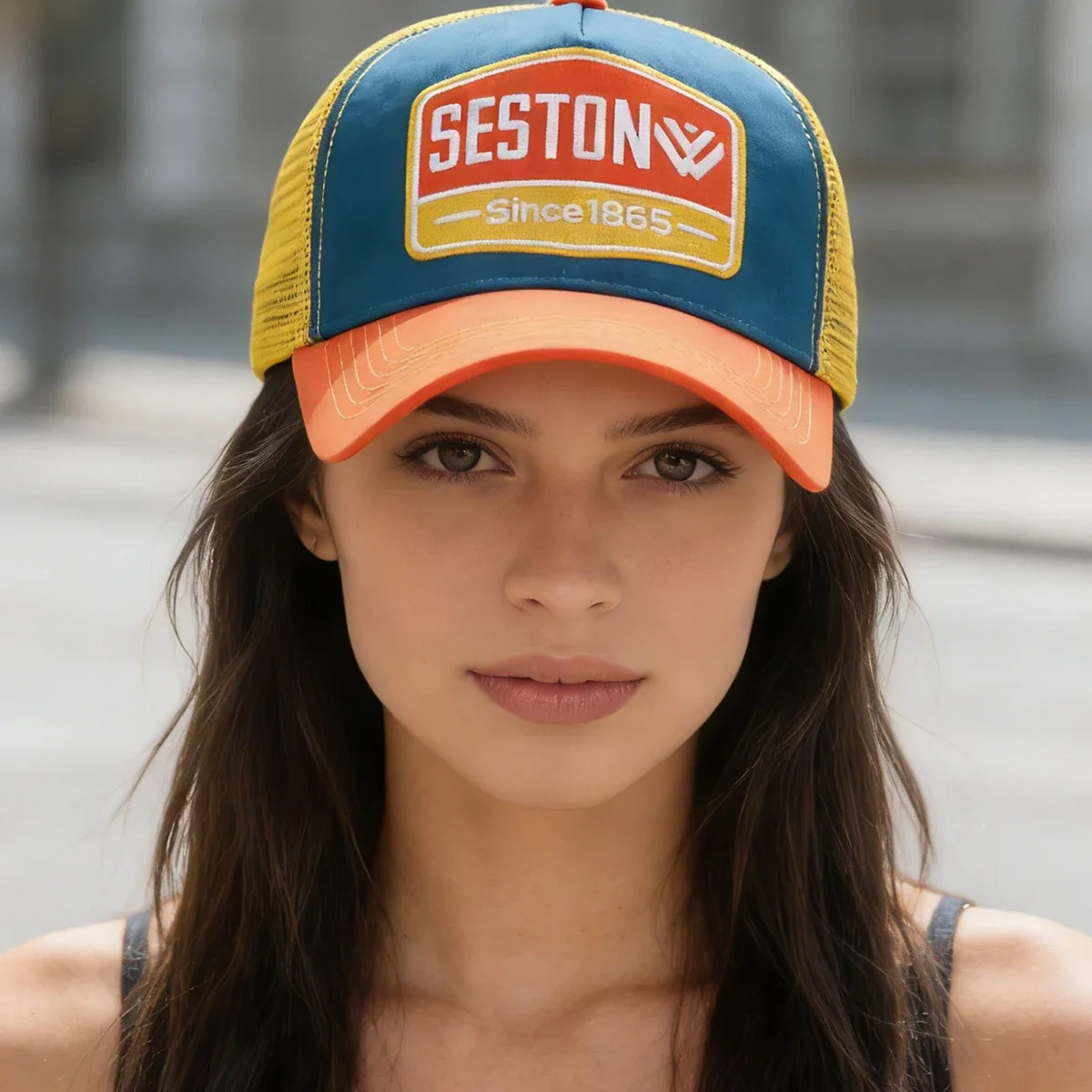 Markenhüte für Herren, geeignet für Frühling und Sommer, Baseballkappen für große Kopfgrößen, lassen Sie jünger aussehen, Sonnenschutzkappen – Detail 5