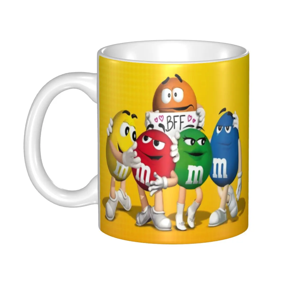 M&M's Chocolate Bean Tea Coffee Mugs Bachelorette Party Team Groomsman Cups Wedding Gifts