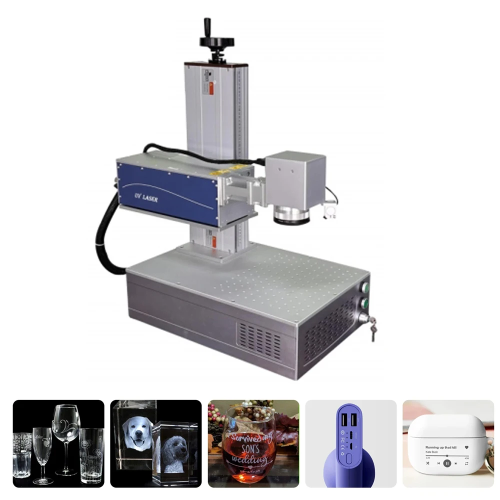 UV  Marking Machine 5W Desktop  Engraving Machine Water Cooling Metal Glass Marking and Engraving Machine