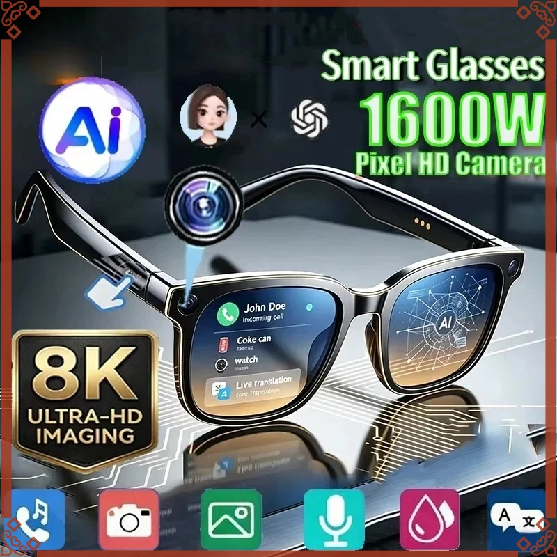 Photography With Ai - 2026 AI Smart Glasses 8K Remote