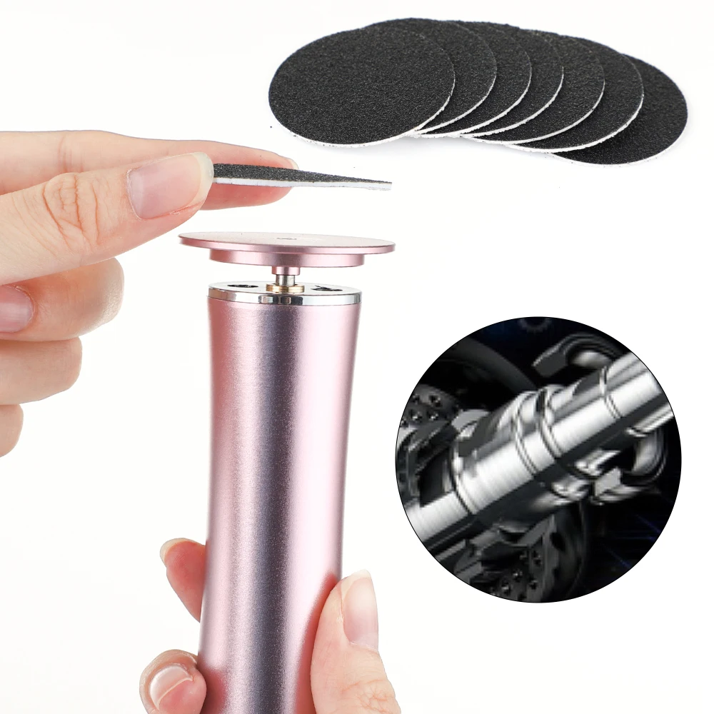 Electric Foot Callus Remover Foot Care File Heels Dead Skin Pedicure Tool Electronic Foot Grinder and Replacement Sandpaper image 4
