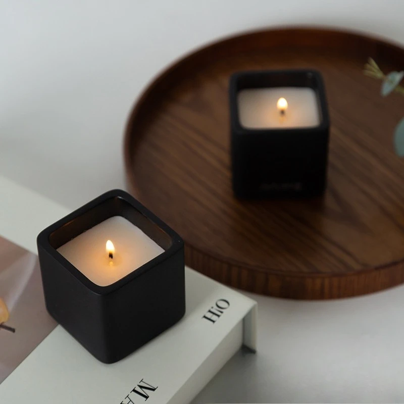 Square Gypsum Scented Candle 4