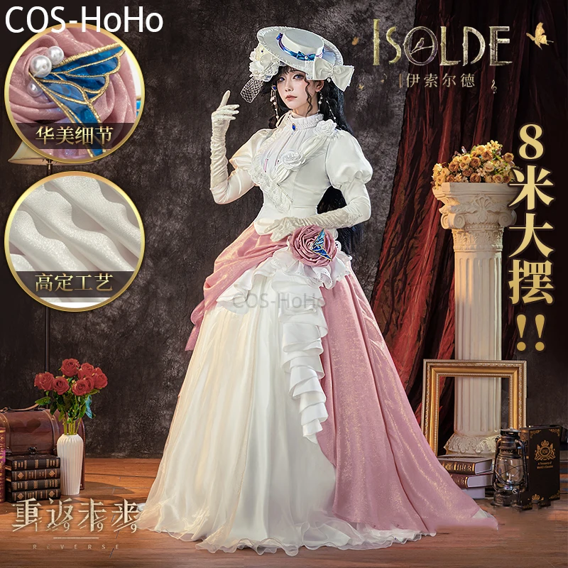 

COS-HoHo Reverse:1999 Isolde Game Suit Elegant Dress Uniform Cosplay Costume Halloween Party Role Play Outfit Women S-3XL