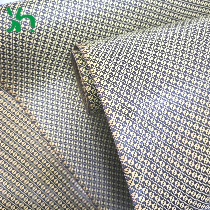 3K 200gsm イエローブラックチェッカーボードカーボンファイバーレザー生地TPUコーティング（バッグ、車内インテリア、スポーツ用品用）