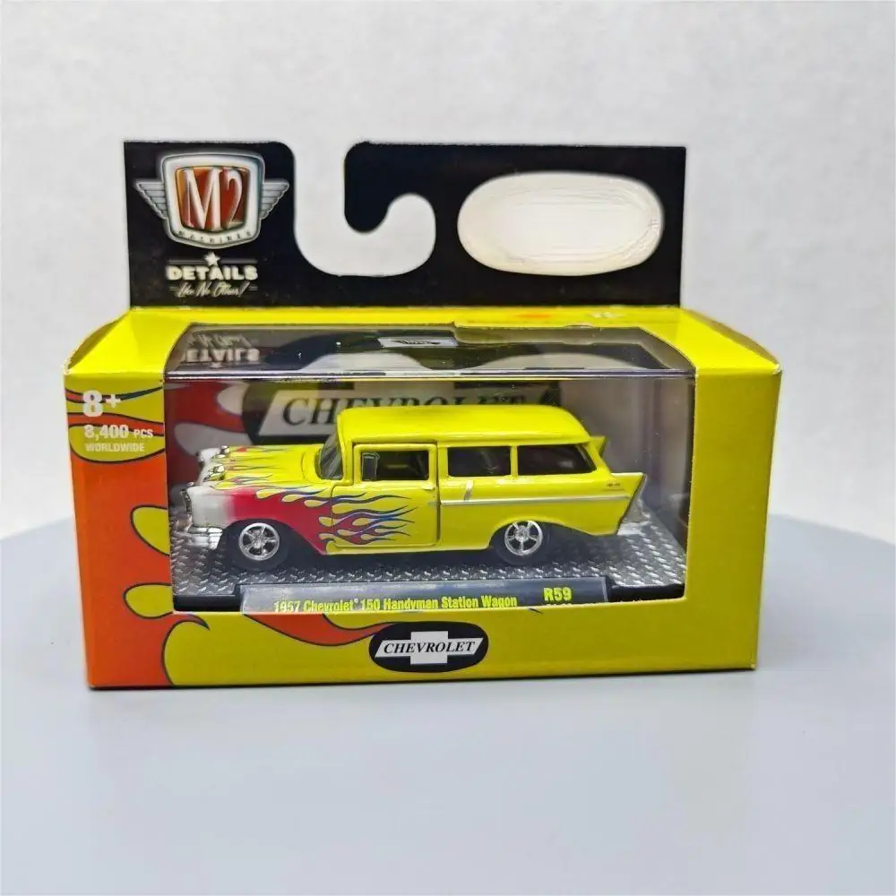 M2 Machines 1/64 1957 150 Handyman Station Wagon Die-cast alloy car model collection display child gift